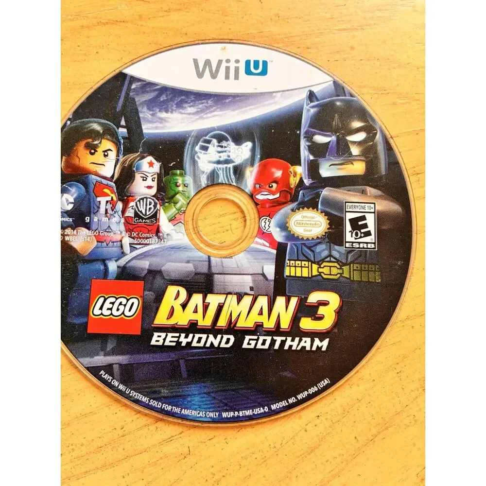 2 - Batman Arkham Origins & LEGO Batman 3 Nintendo Wii U - 2 Game Lot Disc Only